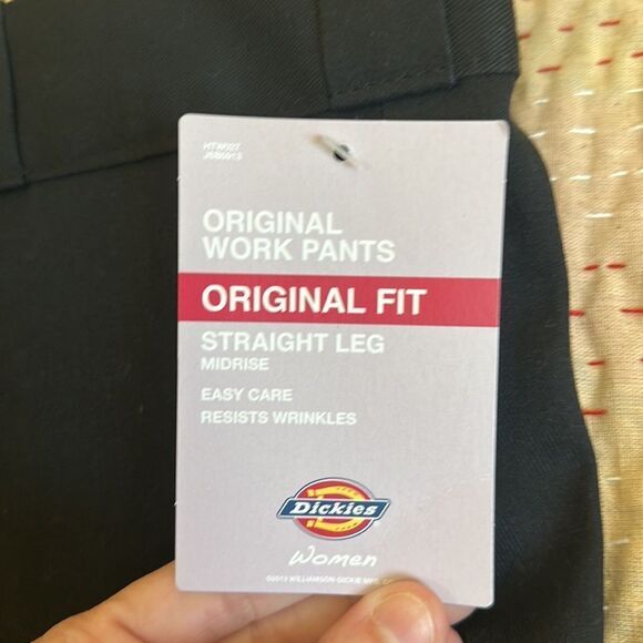 NWT Dickies Original Fit Straight Leg Mid-rise Work Pants - Picture 4 of 6